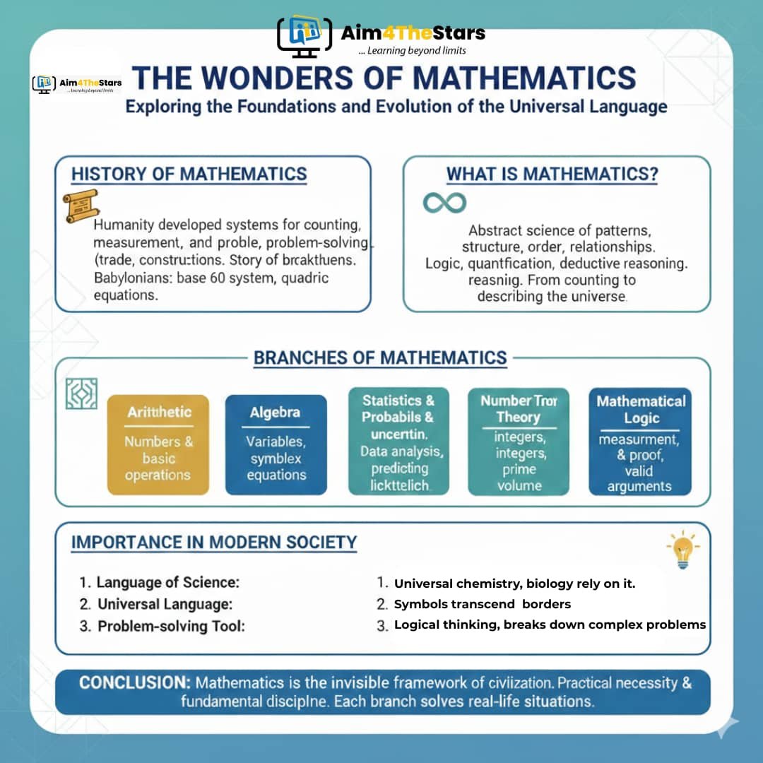 The wonders of Mathematics
